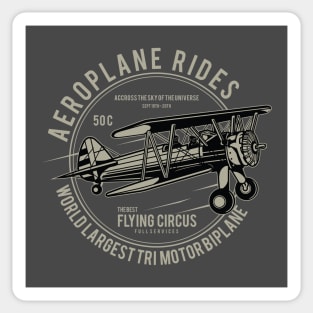 Aeroplane Riders Sticker